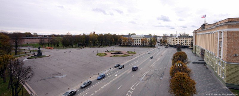 Софийская площадь в Великом Новгороде